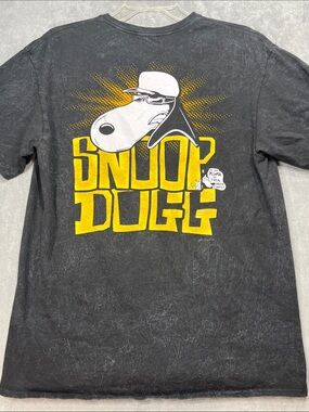 Snoop Dogg Joe Cool 2021 Graphic T Shirt Large Acid Wash Hip Hop